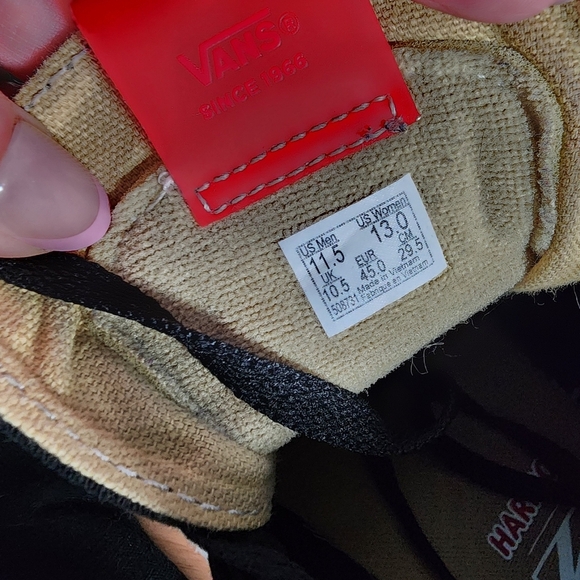 Vans Haribo Gummy Bear Limited Edition Black and Blue High-Top Sneakers - Picture 10 of 13